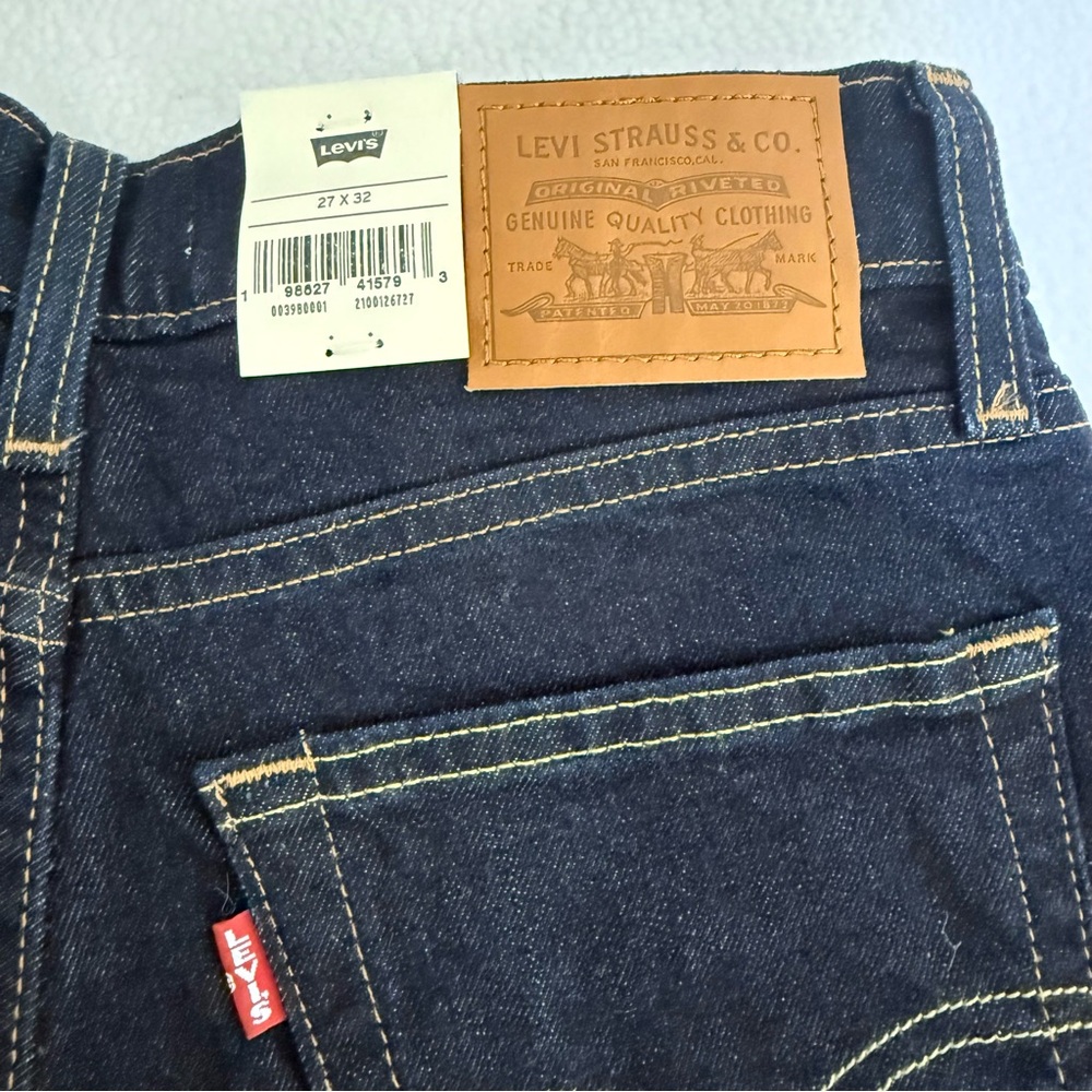 Levi's Dark Indigo Wide Leg Jeans - Picture 8 of 14
